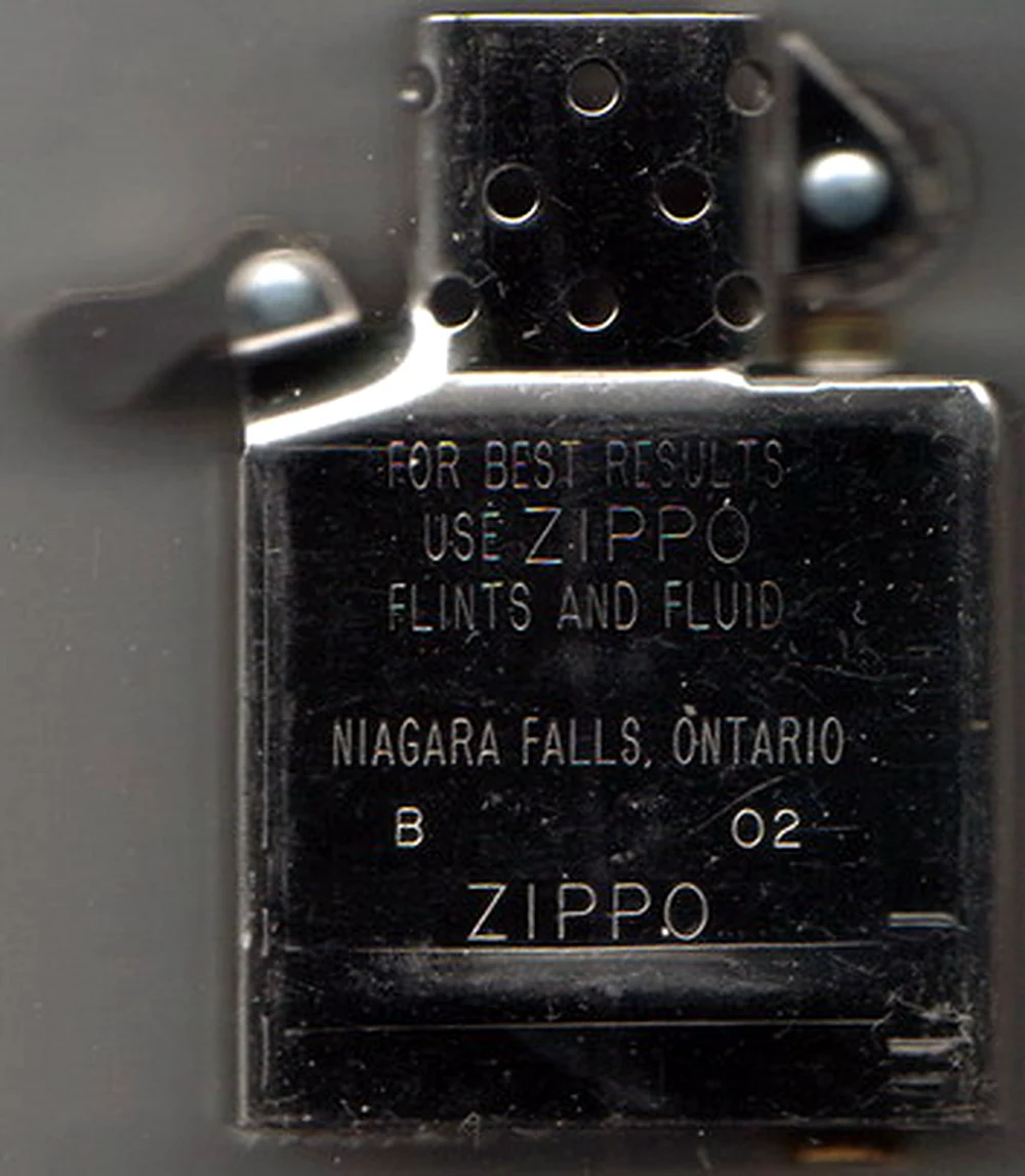 2000 · Canada insert — 2000–02 · upright insert front · Glen reference