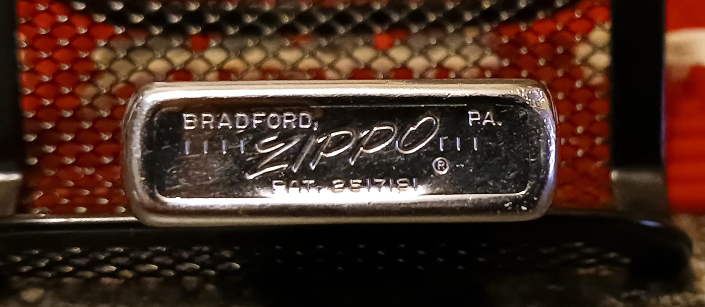 Zippo · 1967 — Bottom stamp