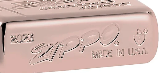 Zippo Script Logo Collectible — Reference illustration