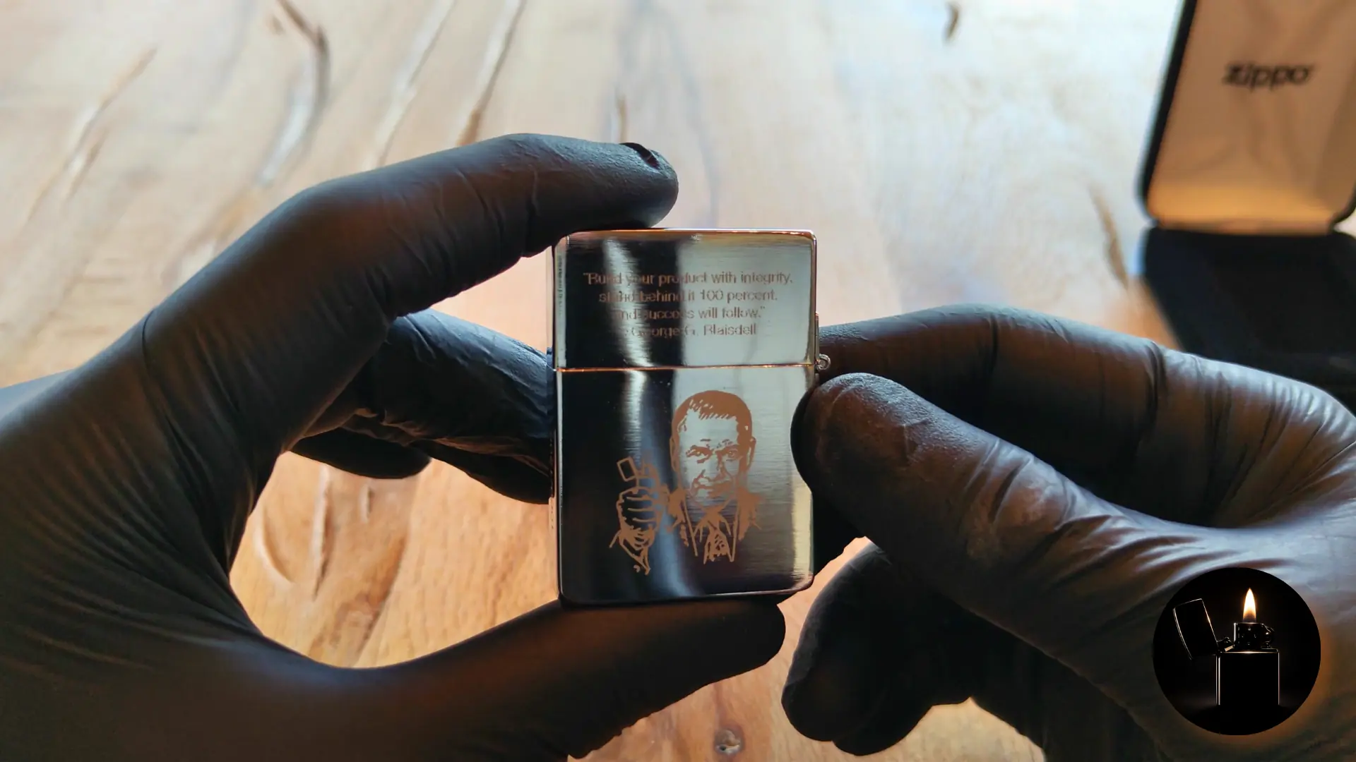 Zippo 1935 Replica Integrity Collectible 49403 back view