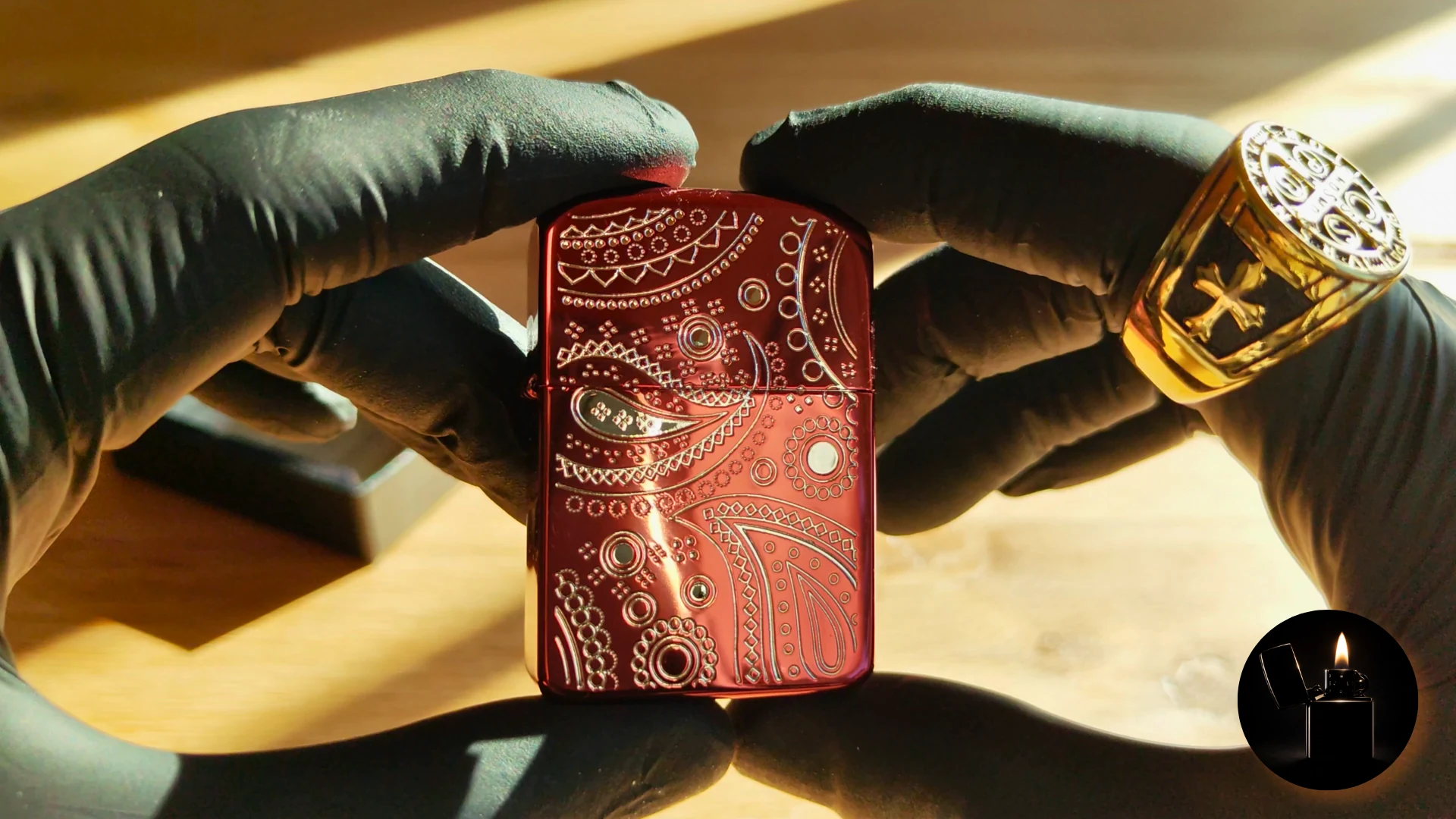 Zippo 1941 Replica Florence Arabesque ZA-3-1E front view