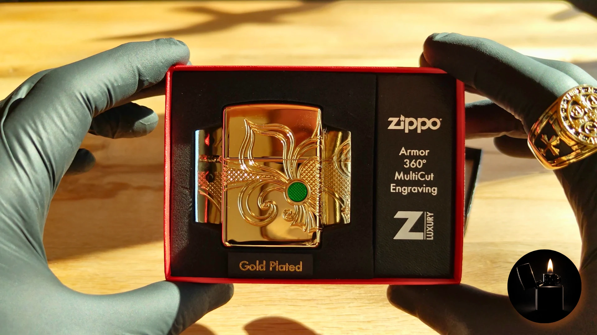 Zippo Fleur-De-Lis Armor 60005210 front view