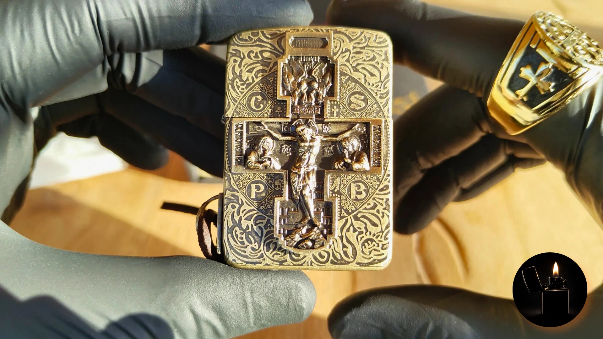 Custom Zippo 1941 Replica Guardian Angel Constantine Edition front view