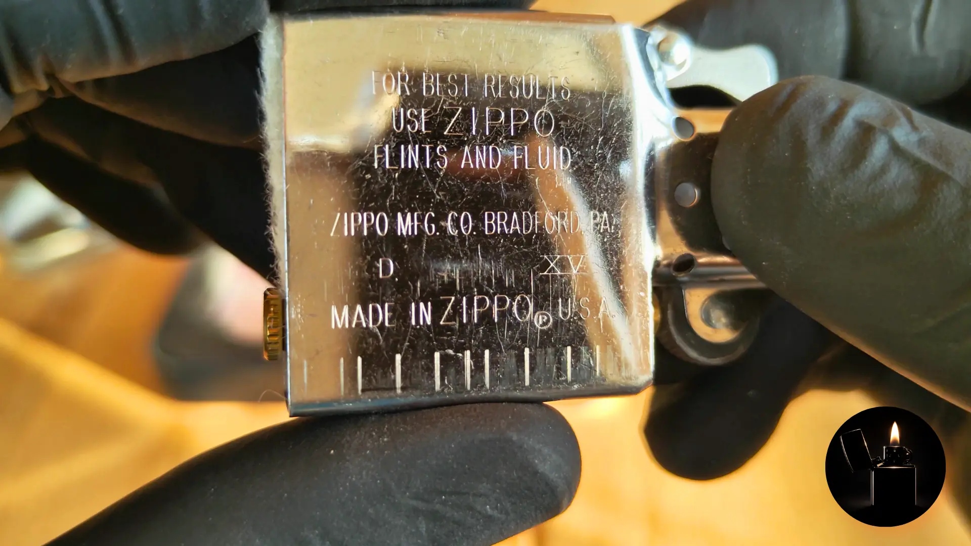 Zippo Millennium Edition Titanium insert