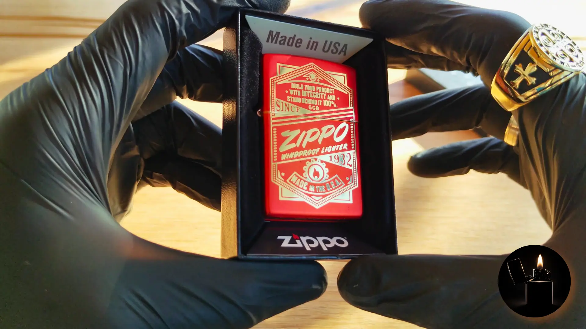 Zippo It Works Design 48620 front view