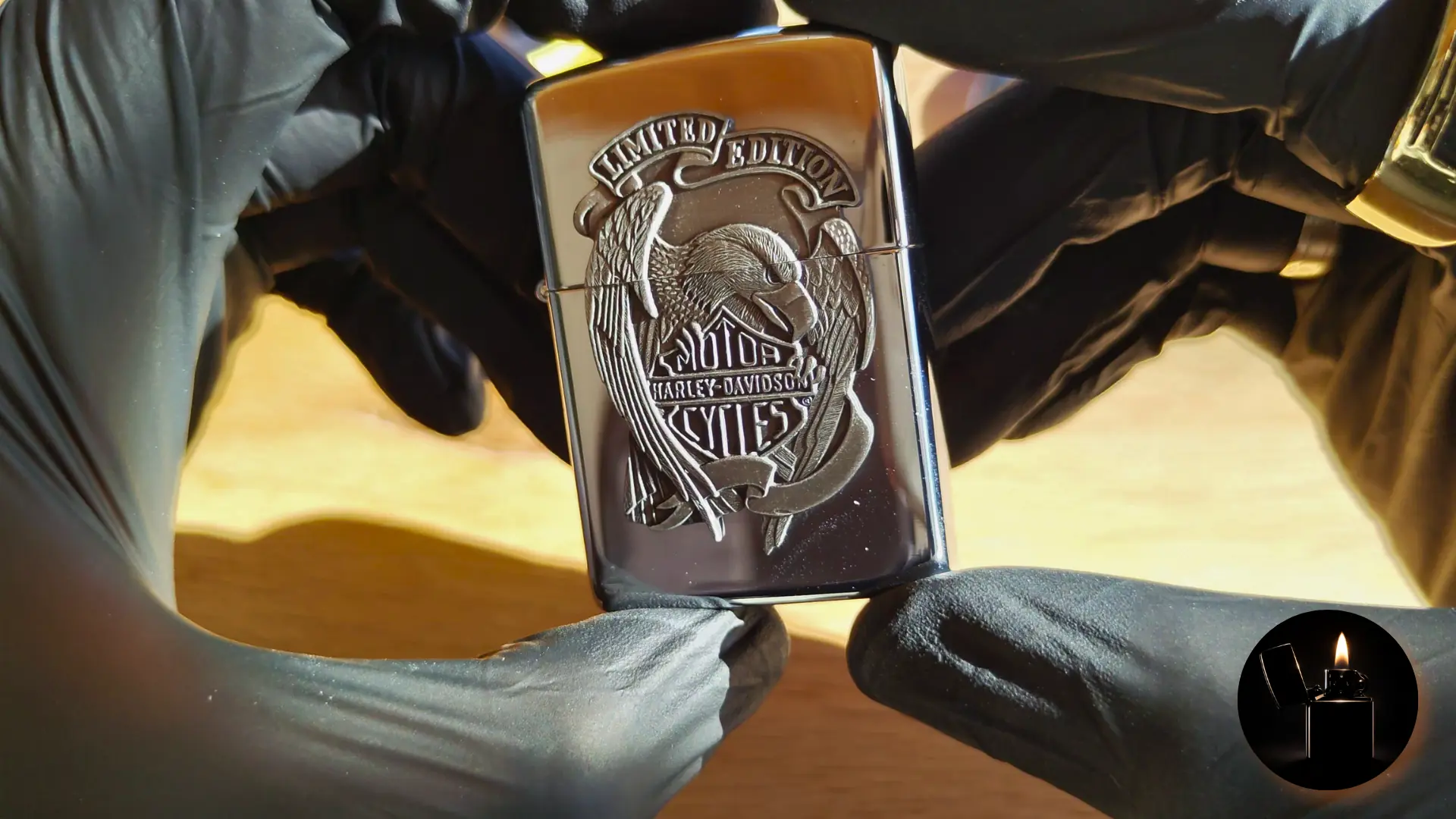 Zippo Harley-Davidson Bald Eagle Limited Edition 250 BSHD front view