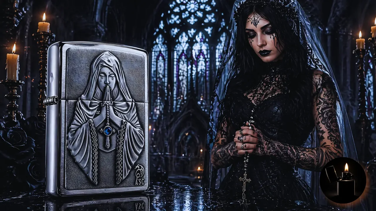 Zippo Gothic Prayer - Anne Stokes Collection 49756