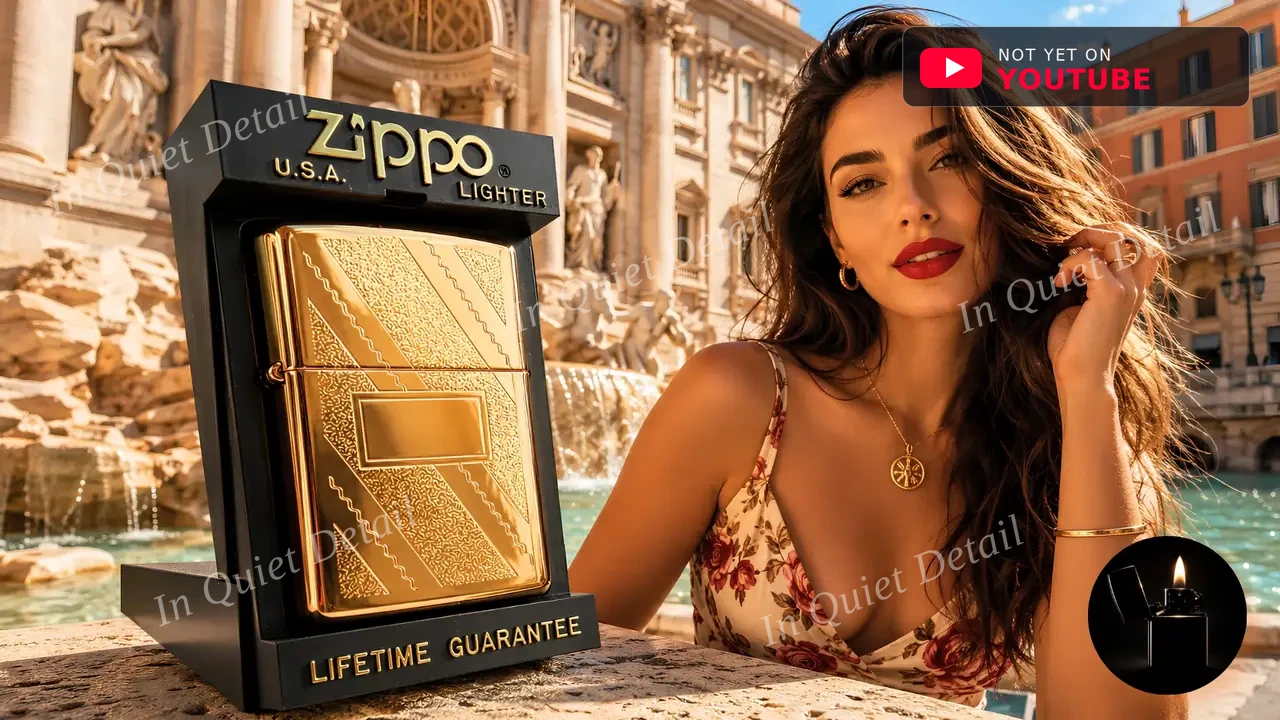 Zippo Regular Gold Plated Swirl 34