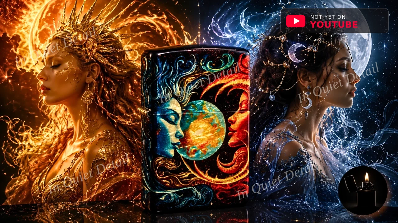 Zippo Spiritual Sun and Moon Design 46563