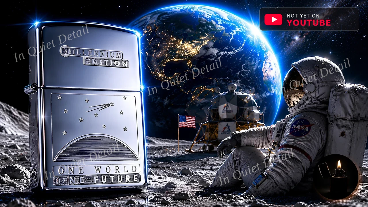 Zippo Millennium Edition “One World, One Future” – Titanium Coated Commemorative Collectible 854.964 Titanium Vapor Deposition