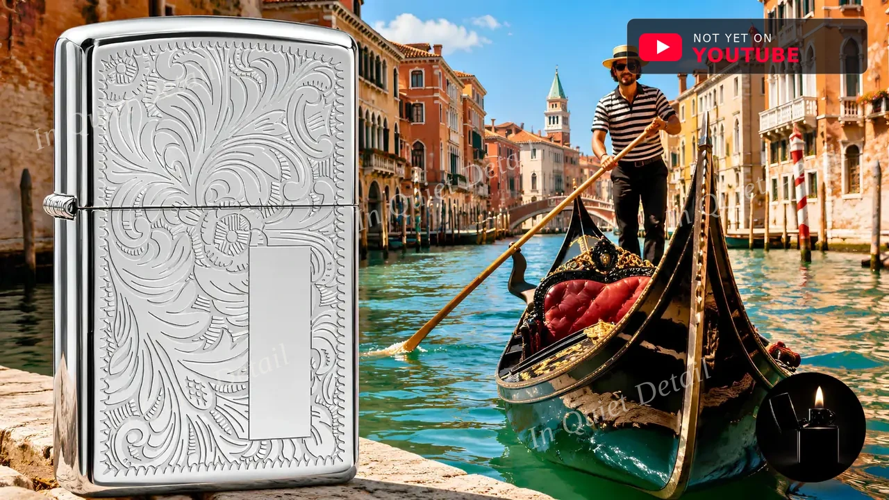 Zippo Venetian High Polish Chrome C352