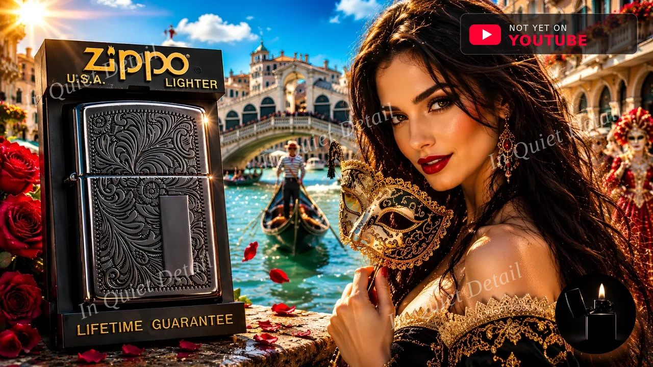 Zippo Venetian Midnight Chrome M352